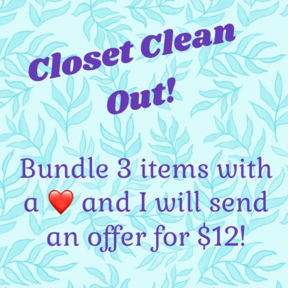 Closet Clean Out!